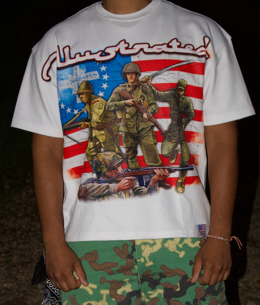 STAR SPANGLED ILLUSTRATED TEE
